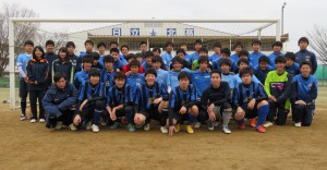 今後ともサッカー部をよろしくお願いします。（写真は3月の3年生の送別会）